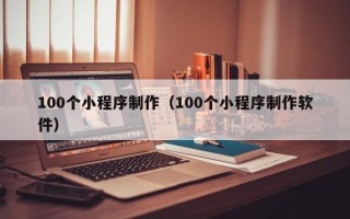 永新100个小程序制作（100个小程序制作软件）